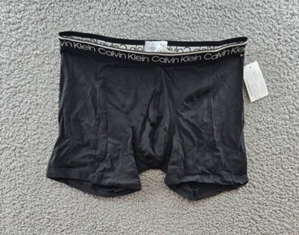 Calvin Klein Surge Boxer Briefs Men's L Black Logo Waistband Pull On -1pc